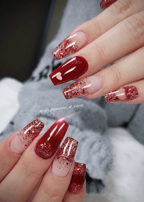 Valentine's Day Nails: 55 Romantic Nail Art Design Ideas You'll