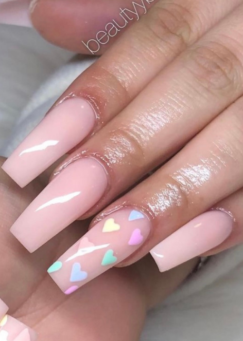 Valentine’s day is all about love so here are some amazing nail designs you will love #valentinesdaynails #valentinesdaynailsacrylic #nails #beauty #valentinesdaynailsacryliclong