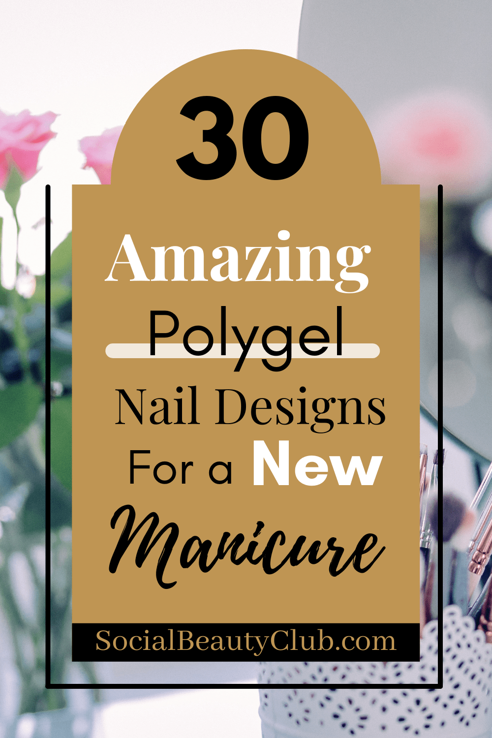 Now that you are able to use polygel it is time to create various beautiful nail designs. With a list of 30 different polygel nail art ideas, you will be able to find a few designs to try yourself. #polygel #polygelnails #polygelnailsdesign #polygelnailideas #polygelnailart