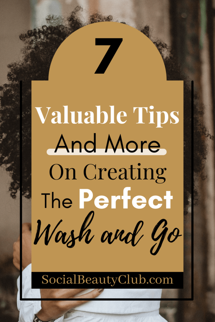 Are you struggling with creating the perfect wash and go? If so these 7 curly hair tips on how to achieve the best wash and go you’ve ever had are right here. #stylesforcurlyhair #curlyhairstyles #washandgo #type2hair #type3hair #type4hair