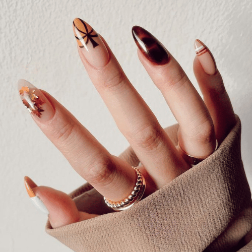 Fall nail art