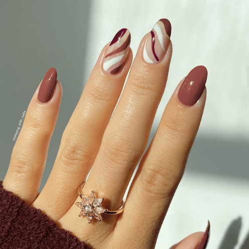 Fall nail design