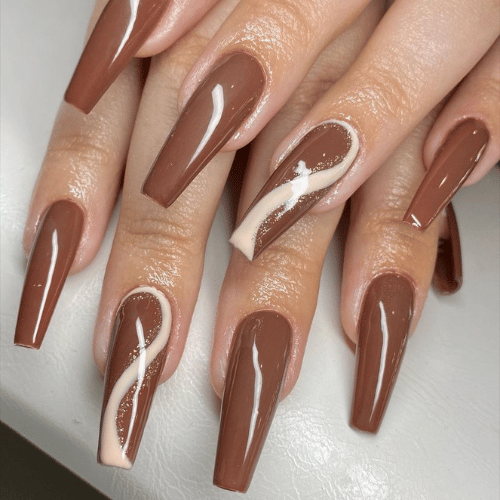 Fall nail art