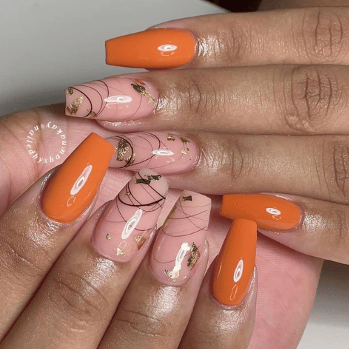 Fall nail design