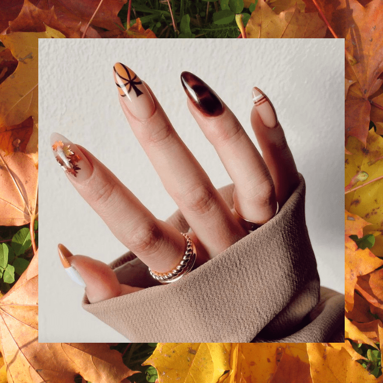 Fall Nails Archive Photo