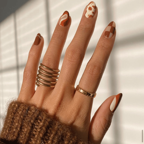 Fall nail art