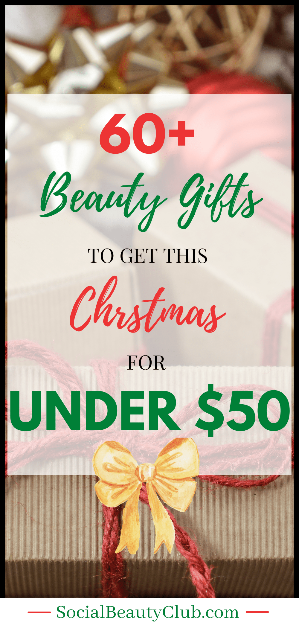 There is no need to panic because if you are trying to get a gift for some that loves all things beauty, then here are some ideas for you. You will be prepared to find the right Christmas gift under $50. #Christmasgiftideas #Christmasgiftideasforateenagegirl #Christmasgiftideasforwomen #beautygifts #beautygiftideas