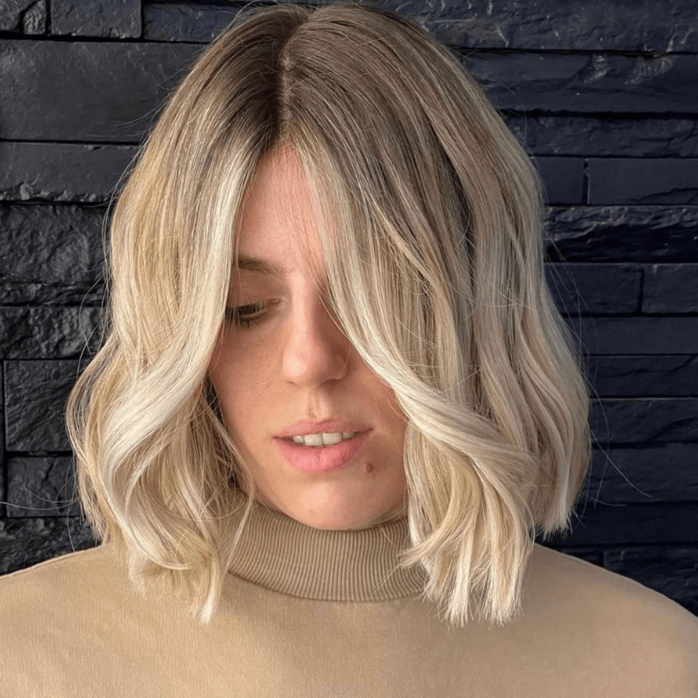 Blonde haircut